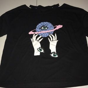 Trippy 3rd 👁 long sleeve with slit collar